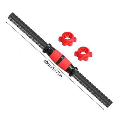 Durable 35/40cm Dumbbell Bars, Non-Slip Barbell Handles, Perfect for Sport Workout and Strength Training