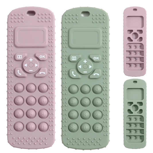 Mother Kids 1PC BPA Free Silicone Baby Toys TV Remote Control Shape Teether Toys Newborn Rodent Chewing Toys Baby Accessories