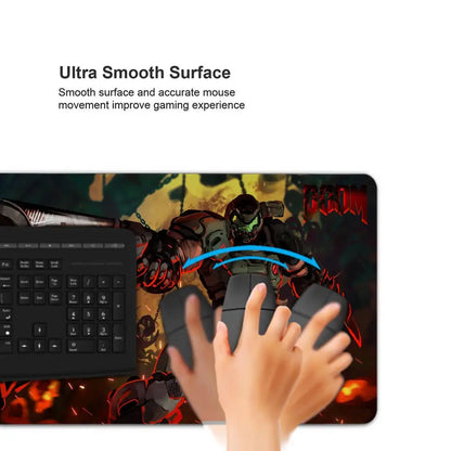 DOOM The Dark Ages Mouse Pad Gamers Anime game XXL Home HD Computer Desk Mats Office SuppliesDesktop 70X30 90x40