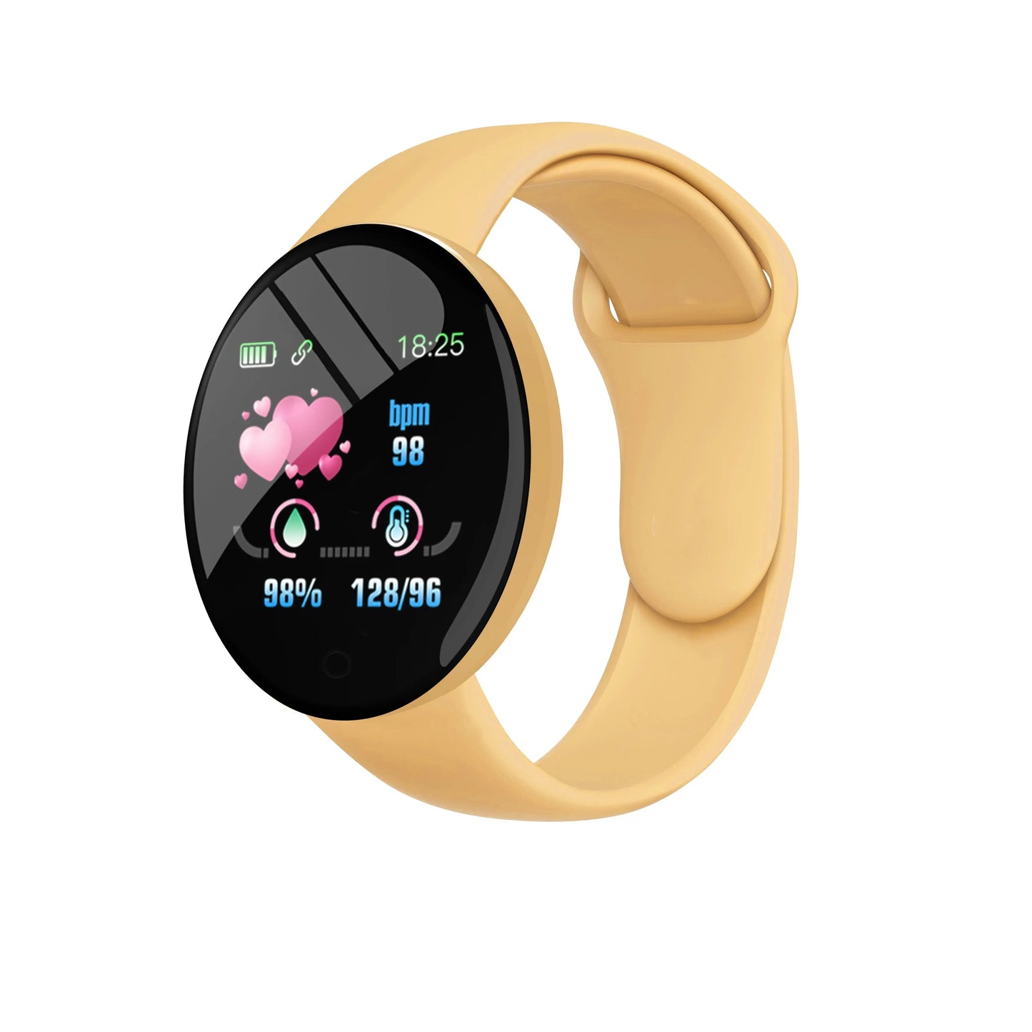 2025 New D18 Multifunctional Smart Watch Men & Women Bluetooth Connected Phone Music Fitness Sports Bracelet Sleep Monitor watch