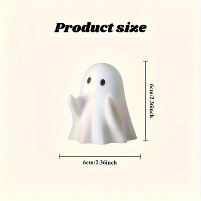 1pc Cute Ghost Pen Holder | Resin Craft Decoration, Anime Inspiration, Tension Mount, with Holiday Theme, for Office, Home