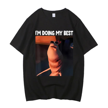 I Dont Like This Rock T Shirts Funny Marcus The Worm Meme Tee Shirt Men Women Fashion High Street High Quality Cotton T-shirts