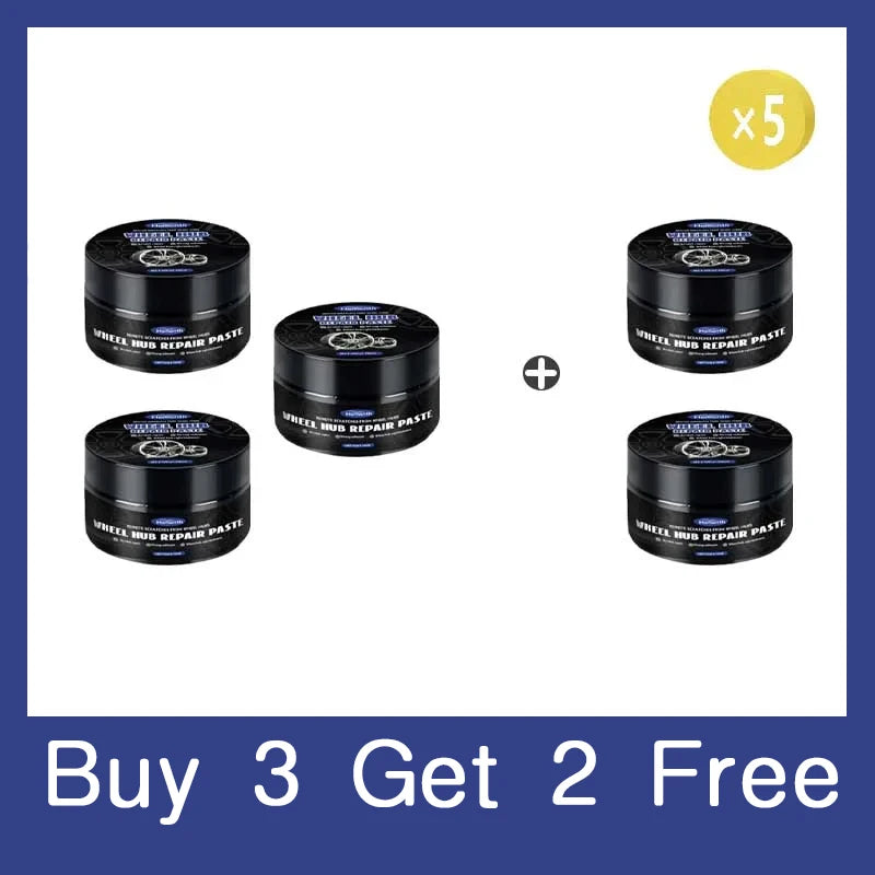 Car Wheel Rim Scratch Refurbishment Paste, Tire Rim Scratch Paint Repair Paste - Black And White Silver Aluminum Alloy Rim