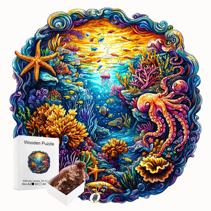 Fantasy Themed Wooden Puzzle Interesting Style Wooden Decor Christmas and Halloween Gift Toy for Teen and Kid