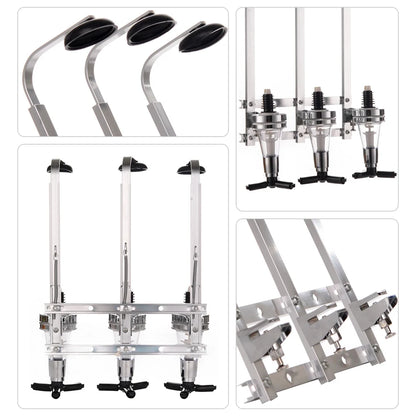 Alcohol Liquor Dispenser 1-6 Bottle Wall Rotating, Mounted Cocktail Shaker Stand Whisky Wine Beer Alcohol Bar Beverage Dispenser
