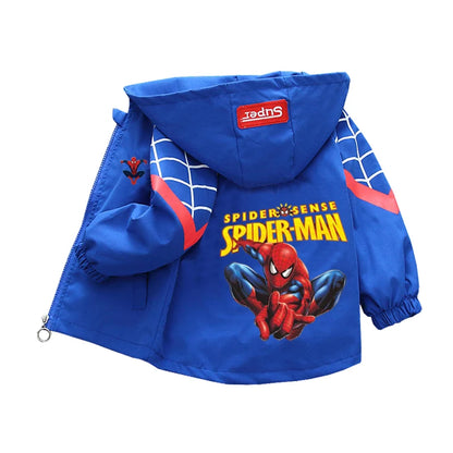 Sanrio kuromi Children Girls Hooded Jacket Coat 2026 Autumn Baby Boy Cartoon Cars Long Sleeve Casual Clothing Kids Outerwear