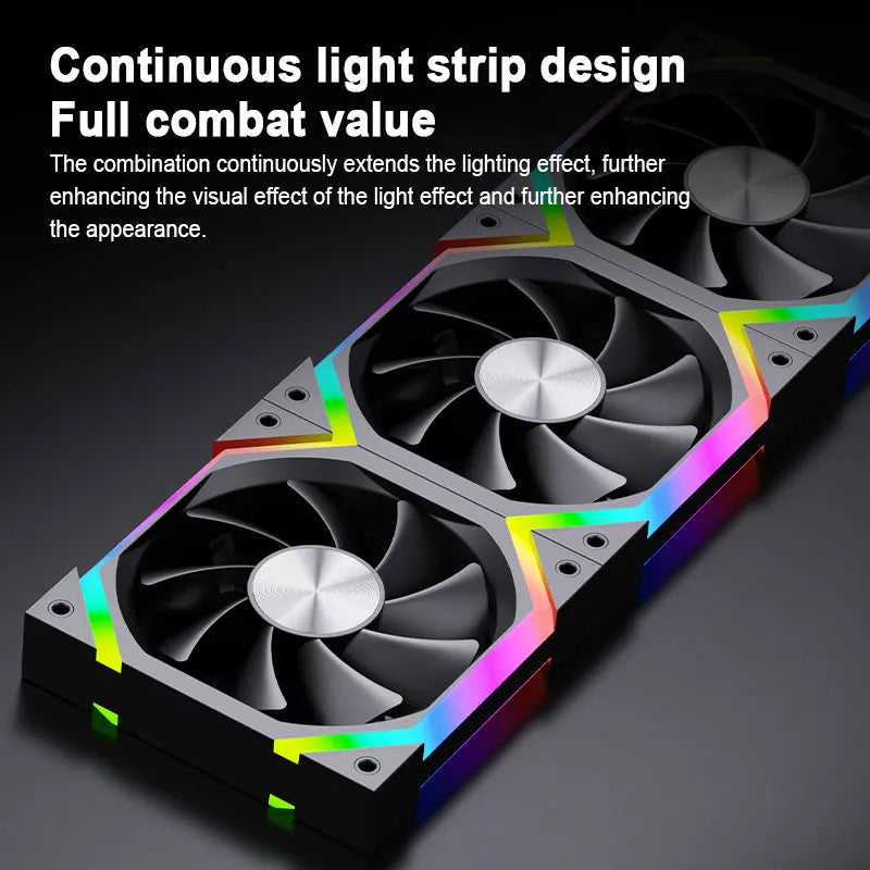 UPSIREN ZF-120 PC Fan ARGB 120mm 4Pin PWM Quiet Cooling Computer Case Fan 12V Large Air Volume gaming accessories ventilador
