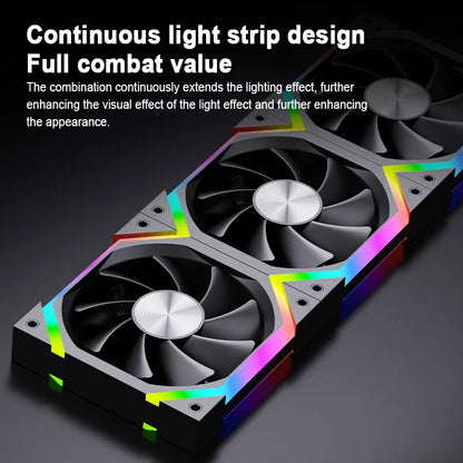UPSIREN ZF-120 PC Fan ARGB 120mm 4Pin PWM Quiet Cooling Computer Case Fan 12V Large Air Volume gaming accessories ventilador