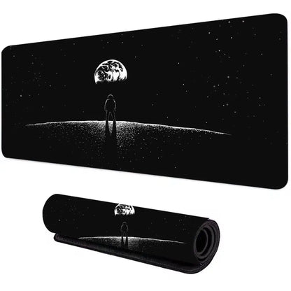 Space astronauts Mouse Pad Large Computer Office Game Table Mats XXL Rubber Anti-slip Gaming Keyboard Mousepads Long Desk Pads