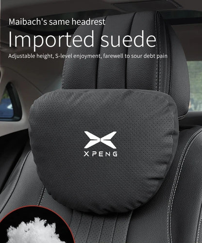 XPENG P5 P7 G3 G6 G9 X9 N5 F57 BETA Car Headrest Neck Support Seat Lumbar Cushion Breathable Soft Neck Pillow Auto Accessories
