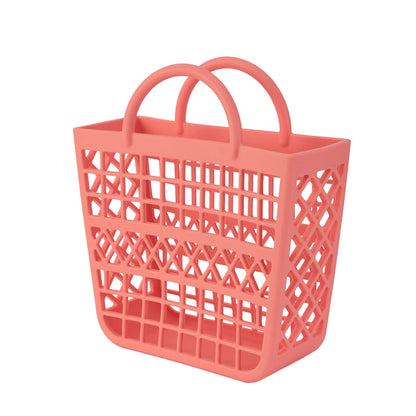 1PCS Silicone Mommy Bag Baby Toy Storage Container Easy To Clean Portable Nappy Organizer Kids Product Travel Essential