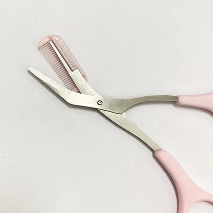 Wholesale Eyebrow Trimming Knife Eyebrow Face Razor For Women Professional Eyebrow Scissor With Comb Brow TrimmerScraper Accesso