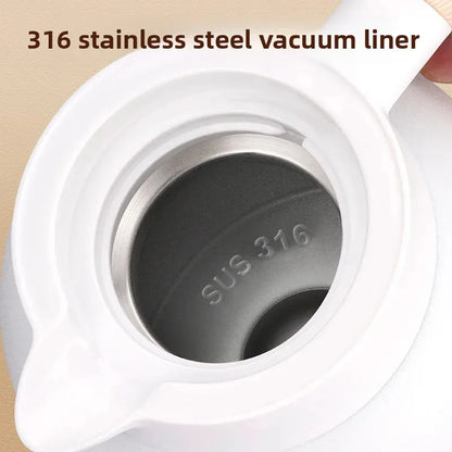 Home 316 Stainless Steel Tea Brewing Insulated Pot Hot Water Bottle Coffee Pot 2L Custom Engraving Gift Quality Home Goods