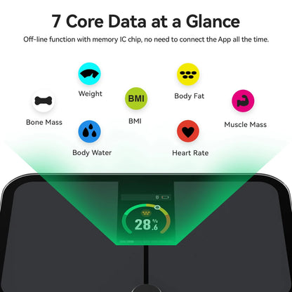 Digital Bathroom Scale  Smart Body Balance Body Fat Scale for Human Weighing Balance BMI Analyzer