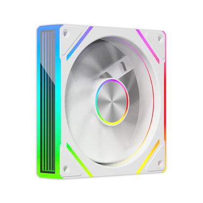 Power Train PRISM 8 PRO Computer Case Fan 120mm ARGB 4Pin PWM Quiet CPU Cooling Fan 12V Large Air Volume 56.8CFM/600-1500RPM
