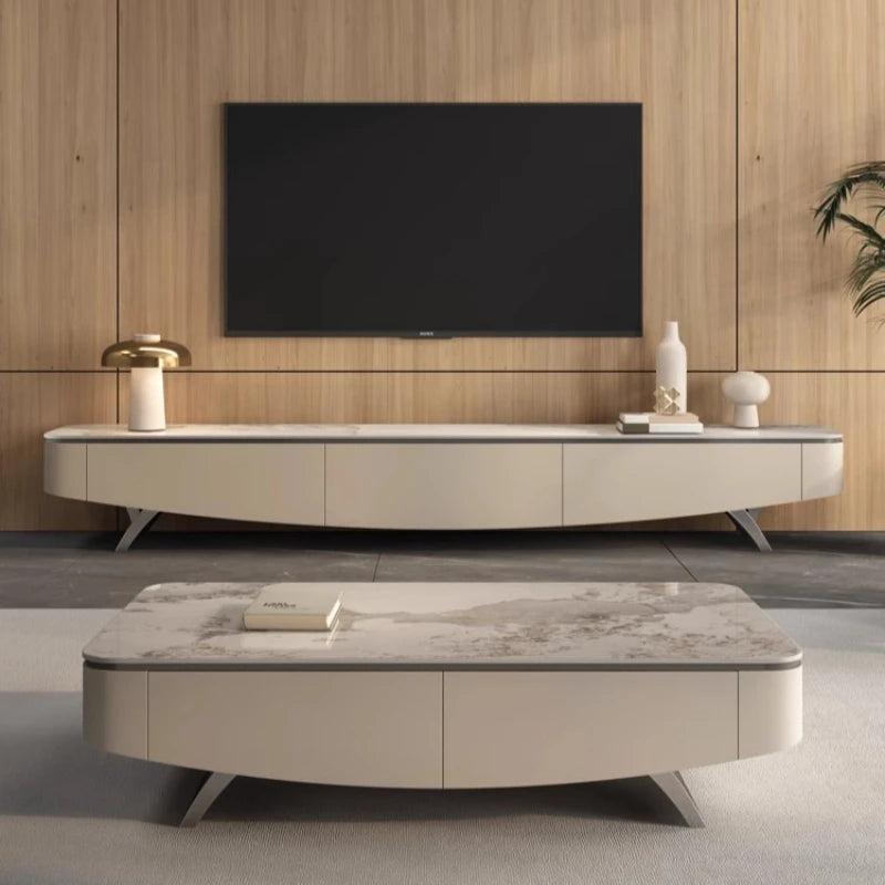 Floor Mount Tv Table Modern Bedroom Luxury Wooden Tv Cabinet High End Entertainment Stojaki Telewizyjne Home Accessories