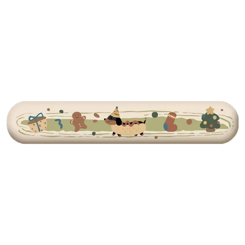 Dachshund Silicone Wrist Support Mouse Pad Non Slip Mouse and Keyboard Pad Office Home Laptop Keyboard Wrist Rest Cushion