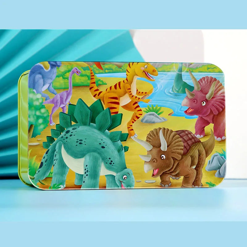 200 Pieces Puzzles for Kids Cartoon Animal Mermaid Jigsaw Puzzle Toy Learning Educational Toys for Children Montessori Games