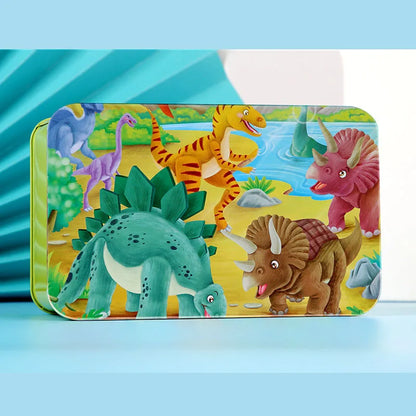 200 Pieces Puzzles for Kids Cartoon Animal Mermaid Jigsaw Puzzle Toy Learning Educational Toys for Children Montessori Games