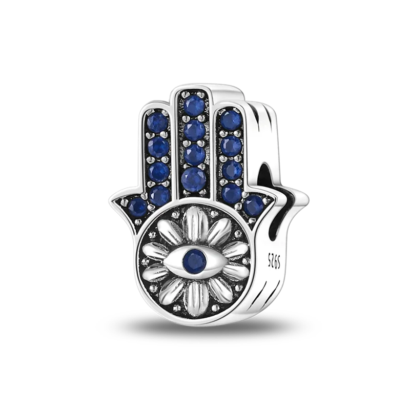 Hot Sale 925 Silver Color Evil Eye Charm Demon Eye Bead For Original  Bracelet&Bangle DIY Making Fashion Jewelry Gift