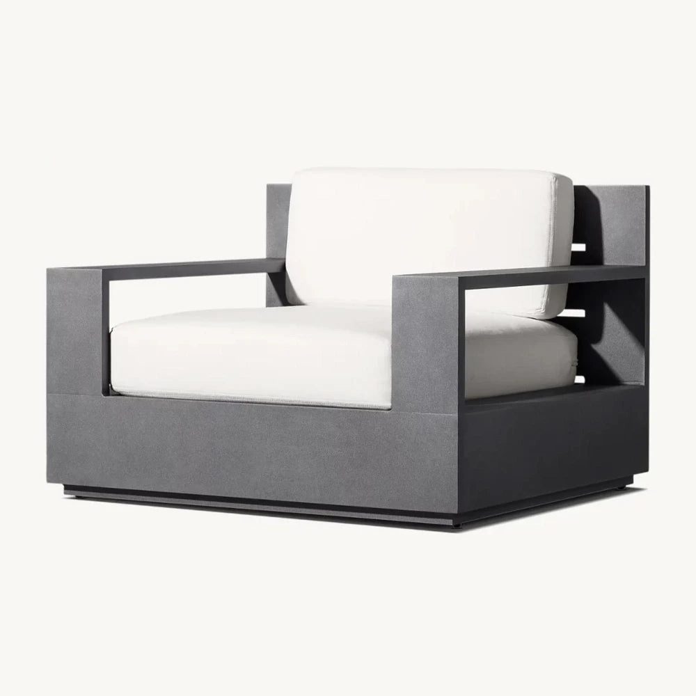 Modern Furniture Sofa Combination Aluminum Frame Outdoor Sectional Sofa Set for Garden Living Room Courtyard