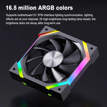 UPSIREN ZF-120 PC Fan ARGB 120mm 4Pin PWM Quiet Cooling Computer Case Fan 12V Large Air Volume gaming accessories ventilador