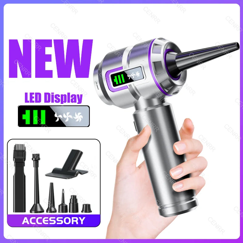 New Car Vacuum Cleaner 998000PA Mini Cordless Powerful for Home Handheld Blower Car Cleaner Portable Car Vacuum Cleaner