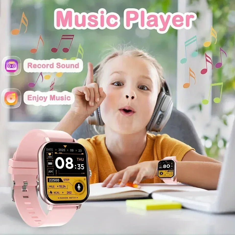 Smart Watch for Women Men Wristwatch Bluetooth Connected Phone Player Music Fitness Sport Bracelet Sleep Monitor Digital Watches