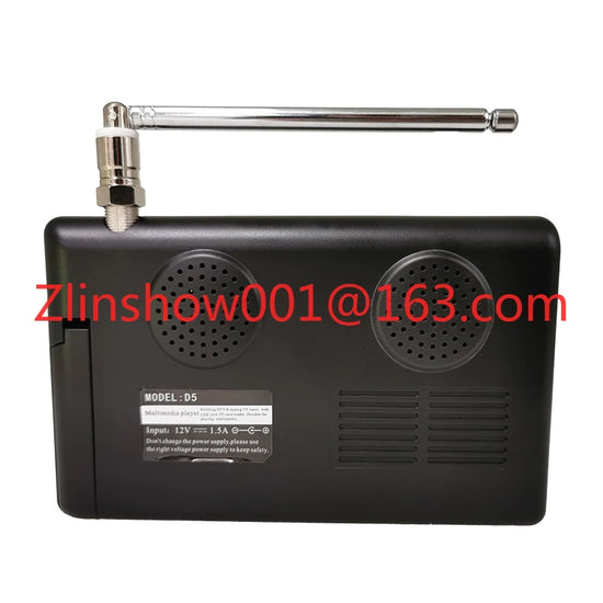 Portable TV 5 Inch Digital Television With Battery DVB-T DVB-T2 ATSC ISDB Optional