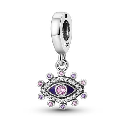 Hot Sale 925 Silver Color Evil Eye Charm Demon Eye Bead For Original  Bracelet&Bangle DIY Making Fashion Jewelry Gift