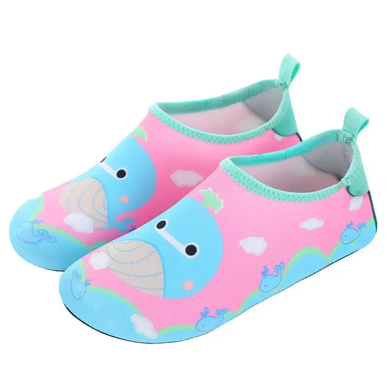 Children Outdoor Water Shoes Barefoot Quick-Dry Aqua Yoga Socks Boys Girls Animal Soft Diving Wading Shoes Beach Swimming Shoes