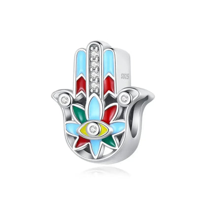 Hot Sale 925 Silver Color Evil Eye Charm Demon Eye Bead For Original  Bracelet&Bangle DIY Making Fashion Jewelry Gift
