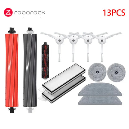 Roborock S8 MaxV Ultra Accessories Robot Vacuum Cleaner Main Side Brush Hepa Filter Mop Dust Bags Spare Parts