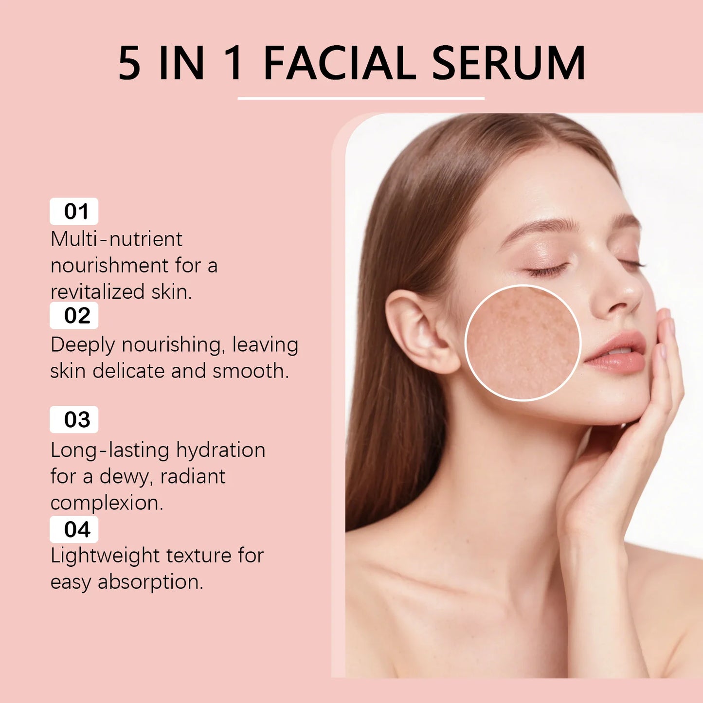 Facial Serum for Deep Hydration Anti Aging Winter Skincare Gift Set with Moisturizing Repair Dry Skin Care Sensitive Skin