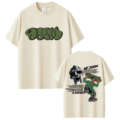 Rapper Album Graphic T-shirt Men Hip Hop Fashion Vintage Summer Male Casual Cotton Oversized Durable Stitching Loose Fit Casual