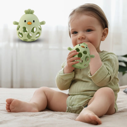 Color Kids 1PCS Silicone Baby Teether Gloves BPA Free Chewable Mittens Anti Biting Hand Protector Infant Teething Toys