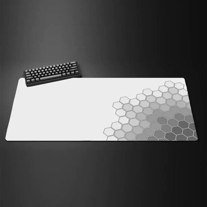 Black And White Mouse Pad Computer New XXL MousePads Keyboard Mat Gamer Soft Office Carpet Table Mats Desktop Long Mouse Pad