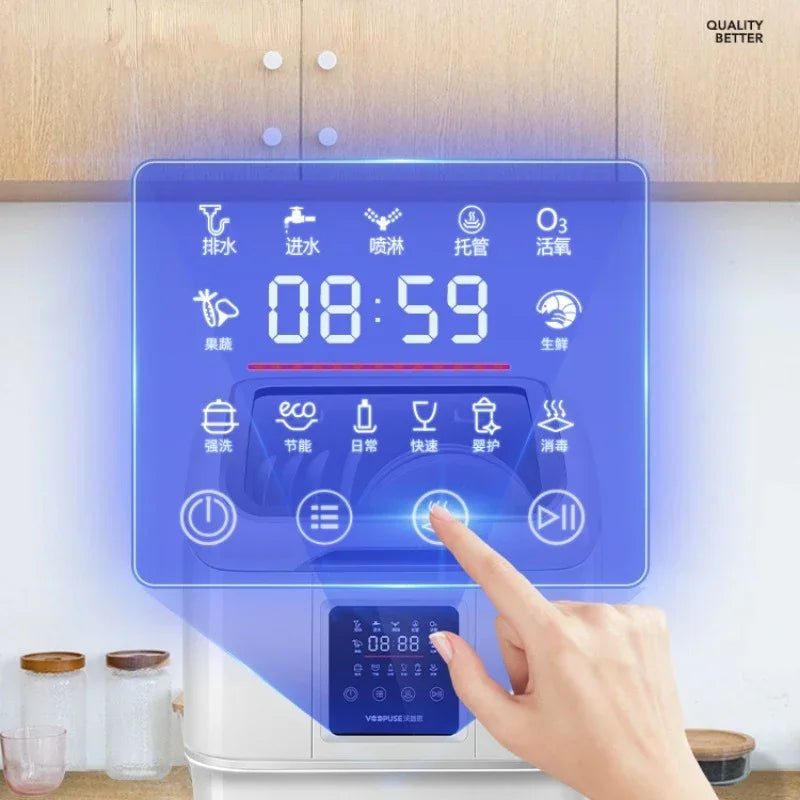 Automatic Dish Washer Home Small Desktop Independent Intelligent Disinfection Cabinet Lave Vaisselle 식기세척기 посудомоечная машина