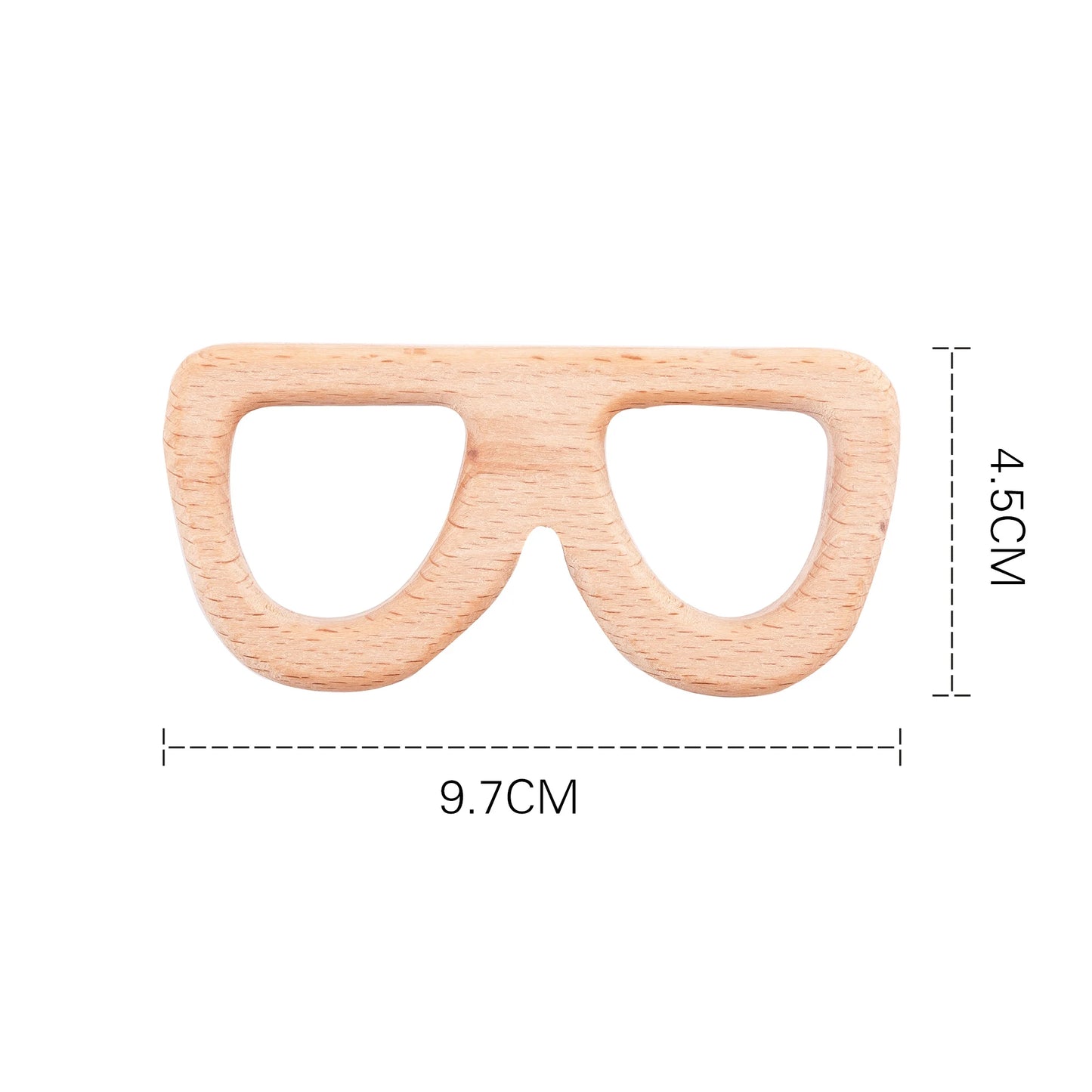 10pc Baby Wooden Teether Beech Bee Pacifier Teeth Pendant Wooden Baby Gym Toys Montessori Animals Baby Products Newborn Gift Kid