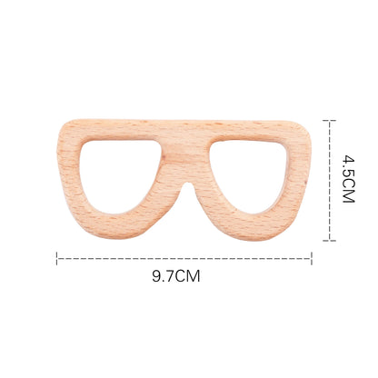 10pc Baby Wooden Teether Beech Bee Pacifier Teeth Pendant Wooden Baby Gym Toys Montessori Animals Baby Products Newborn Gift Kid