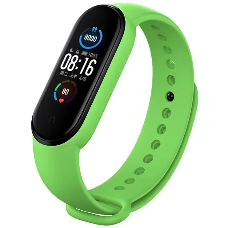 Watchbands for Xiaomi Mi Band 7-7 NFC silicone Replacement bracelet Sport Adjustable correa Accessories Mi band 7 6 5 4 3 strap