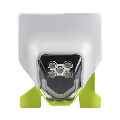 for Husqvarna Enduro Headlight LED Motorcycle Fairing Mask TE FE  FC 250 300 350 450 Dirt Bike Supermoto Accessories Motocross