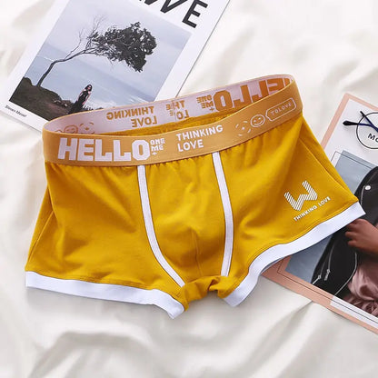 Men Panties Cotton BoxerShorts Man Underwear Mens Boxers Breathable U Convex Male Underpants Sexy Plus Size
