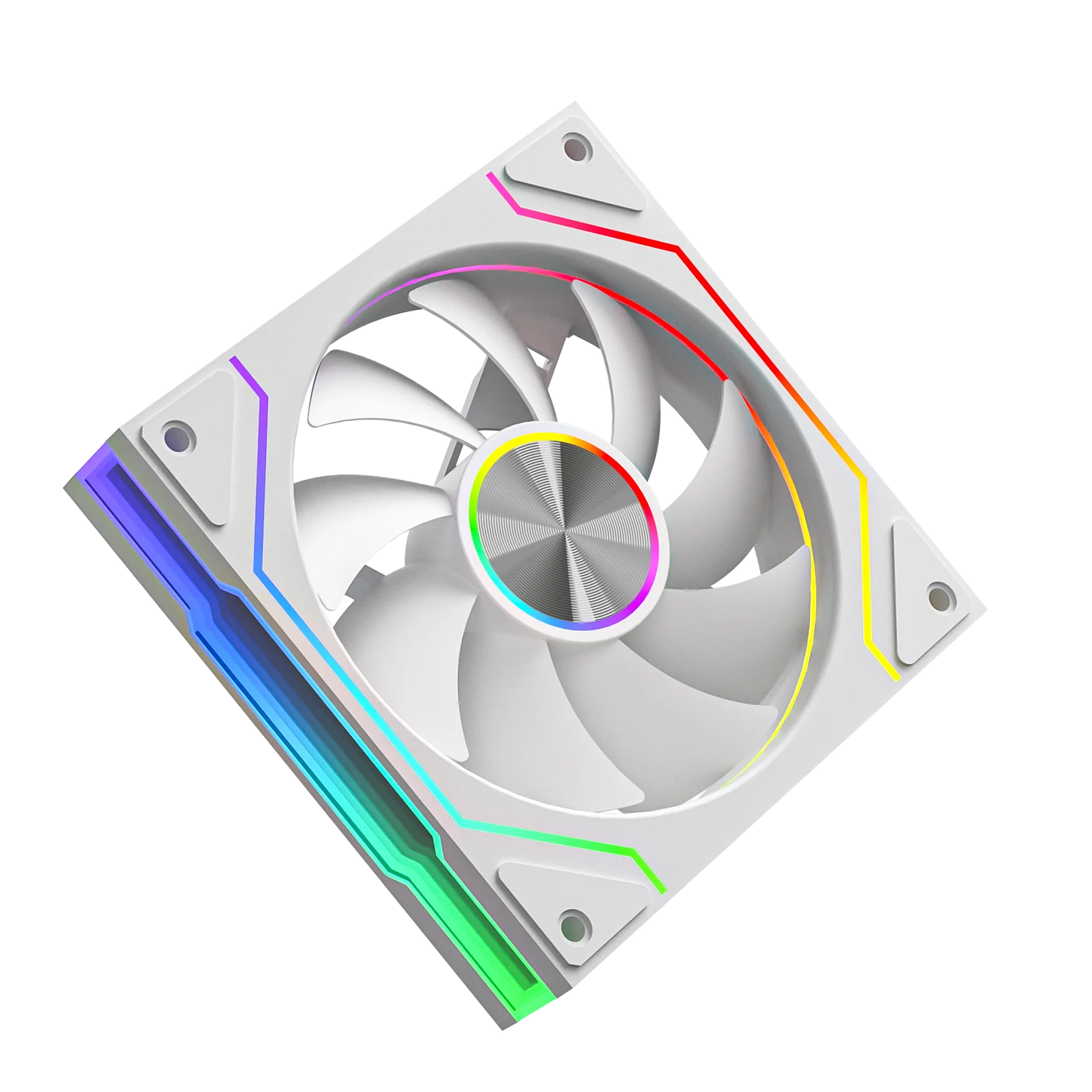 Power Trian PRISM 9 Pro 120mm ARGB PC Fan Quiet Cooling 12V Large Air Volume Computer Chassis Fans 4PIN 61.5CFM/800-1800RPM