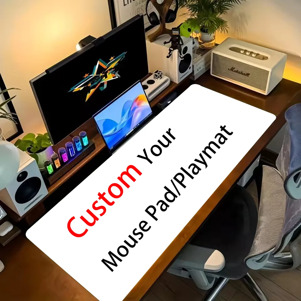 Custom Mouse Pad Large Computer Office Game Table Mats  Rubber Anti-slip Gaming Keyboard Mousepads Long Desk Pads