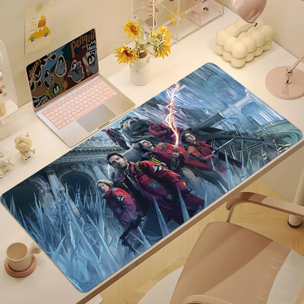 G-Ghostbusters Frozen Mouse Pad Large Desk Mat Keyboard Ergonomic Office Rubber PC Non-slip Anti-fray Home Custom Best Price