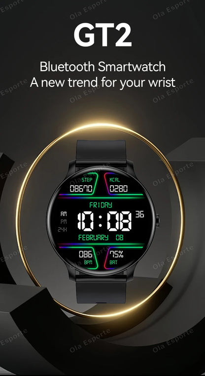 New Smart Watch 2025 Men Women Full Touch Screen Sport Fitness Watch IP67 Waterproof Bluetooth Call For Android IOS Smartwatch