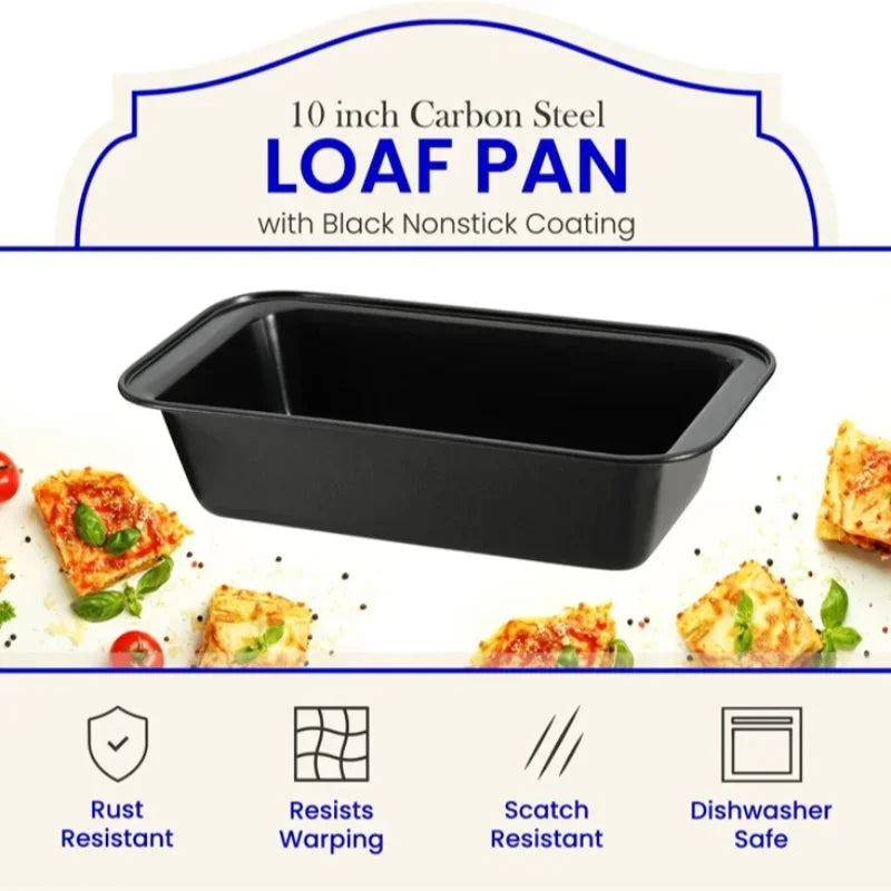 Nonstick Baking Bread Loaf Pan Carbon Steel Toast Bread Pan Tin Kitchen Rectangle Bakeware for Brownies Meatloaf Kitchen Tools