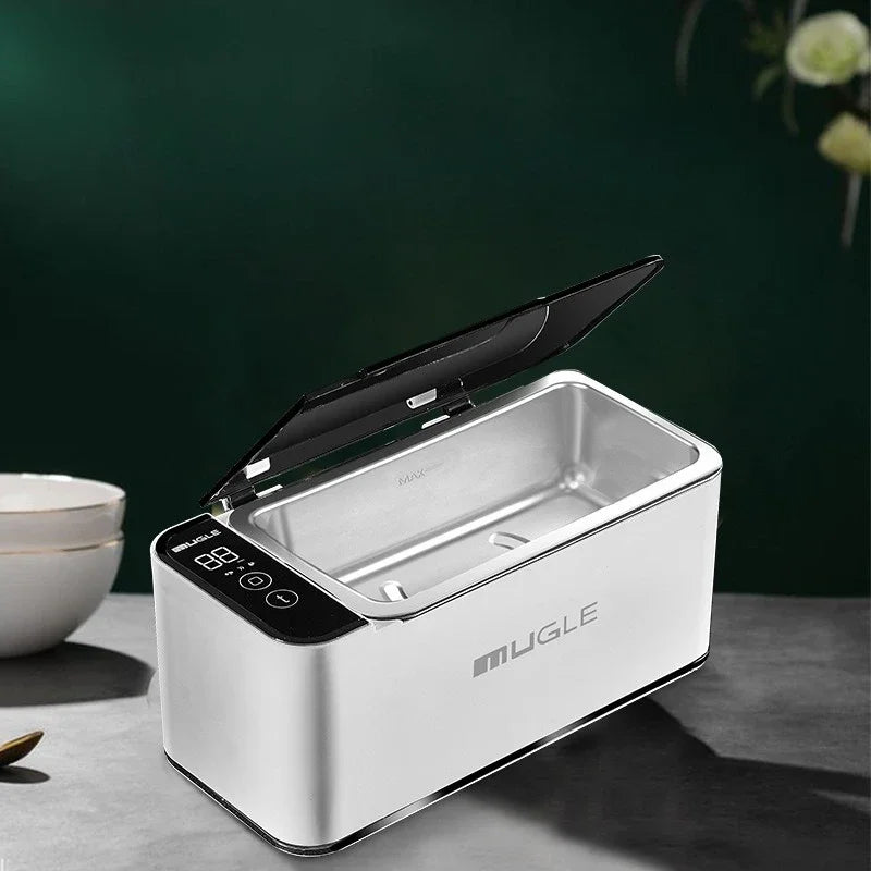 35W 500ML Ultrasonic Cleaner High-Frequency Multifunctional for Jewelry Glasses Watches Deep Cleaning Home Office Necessary Tool