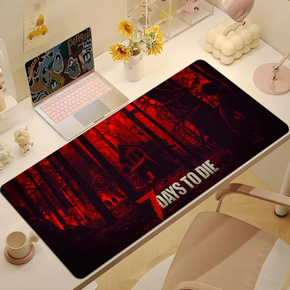 7 Days to Die Mouse Pad Desk Mat Large Non-slip Anti-fray Keyboard Ergonomic Office Rubber PC Home Custom
